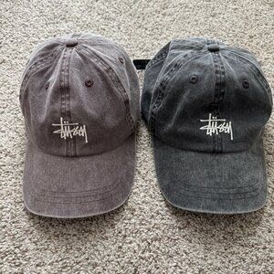 2 Stussy Baseball Caps
